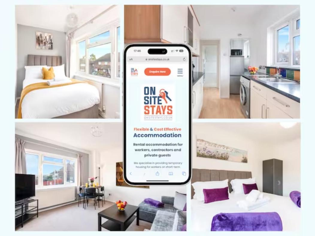 Onsitestays - Cosy 2-Bedroom Apartment With Private Entrance & Long Stay Prices Gravesend Exterior foto